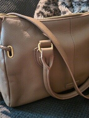 VINCE CAMUTO Renzo Leather Satchel Crossbody with Tassel-NWT